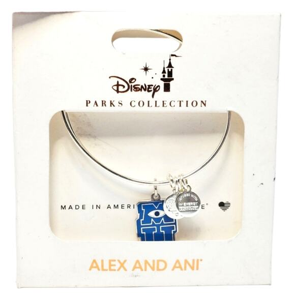 Disney Parks Alex and Ani Monsters University Charm Bracelet - Picture 1 of 11